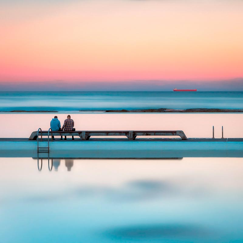 Serene sunset at merewether