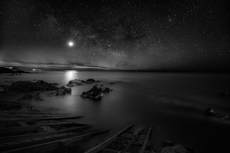 Voie lactée et vénus