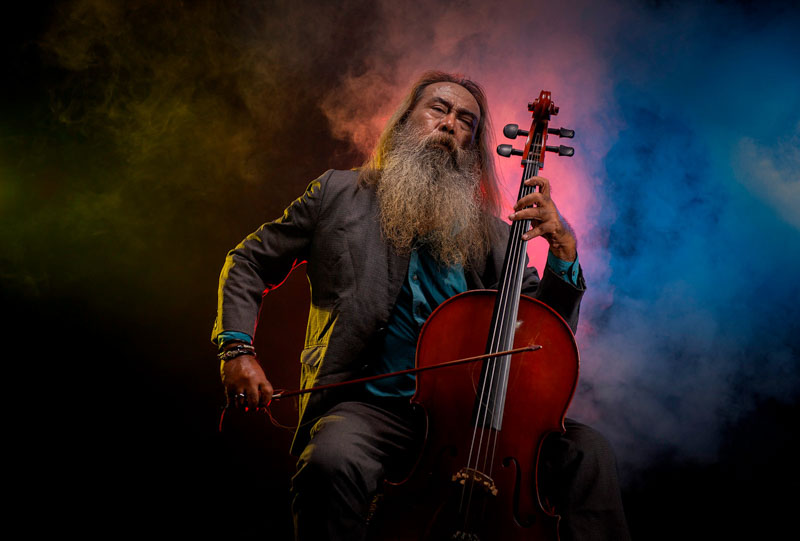 Cello man