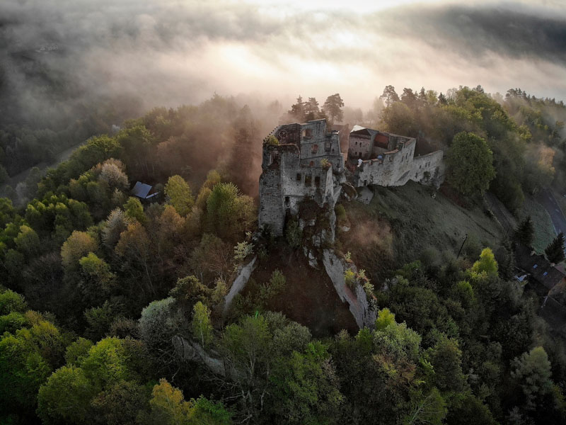 Kamieniec in the fog 1